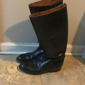 Vintage Rathgeber German black riding boots. Sz9.5